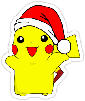 Pikachu Navideño Png - Pikachu With A Beard (375x360), Png Download