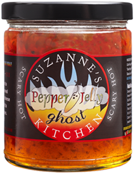 It's Made From Habanero & Jalapeno But It Gets Its - Suzannes Kitchen Pepper Jelly, Ghost, Scary Hot - 10 (486x424), Png Download