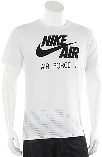 Nike Air Af1 T Shirt White - $30.00 742760-100 Nike Men Air Force 1 Since 1982 Tee (650x650), Png Download