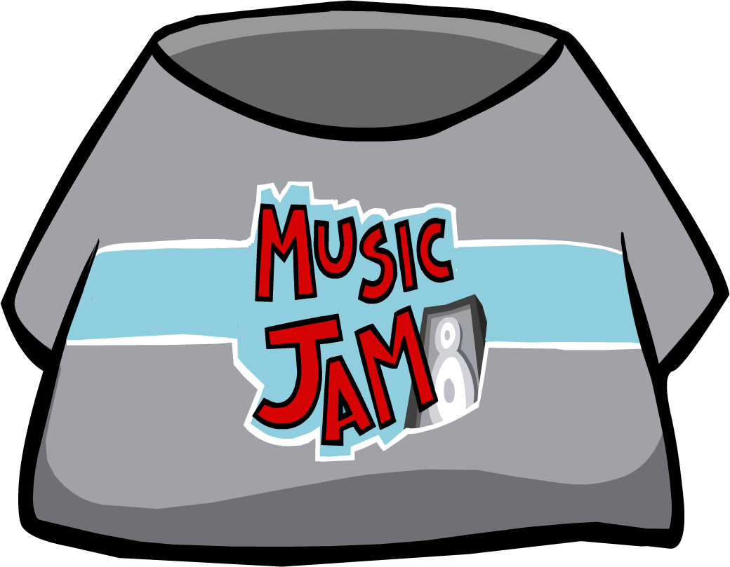 Musicjamt-shirt - Club Shirt Club Penguin (1040x809), Png Download