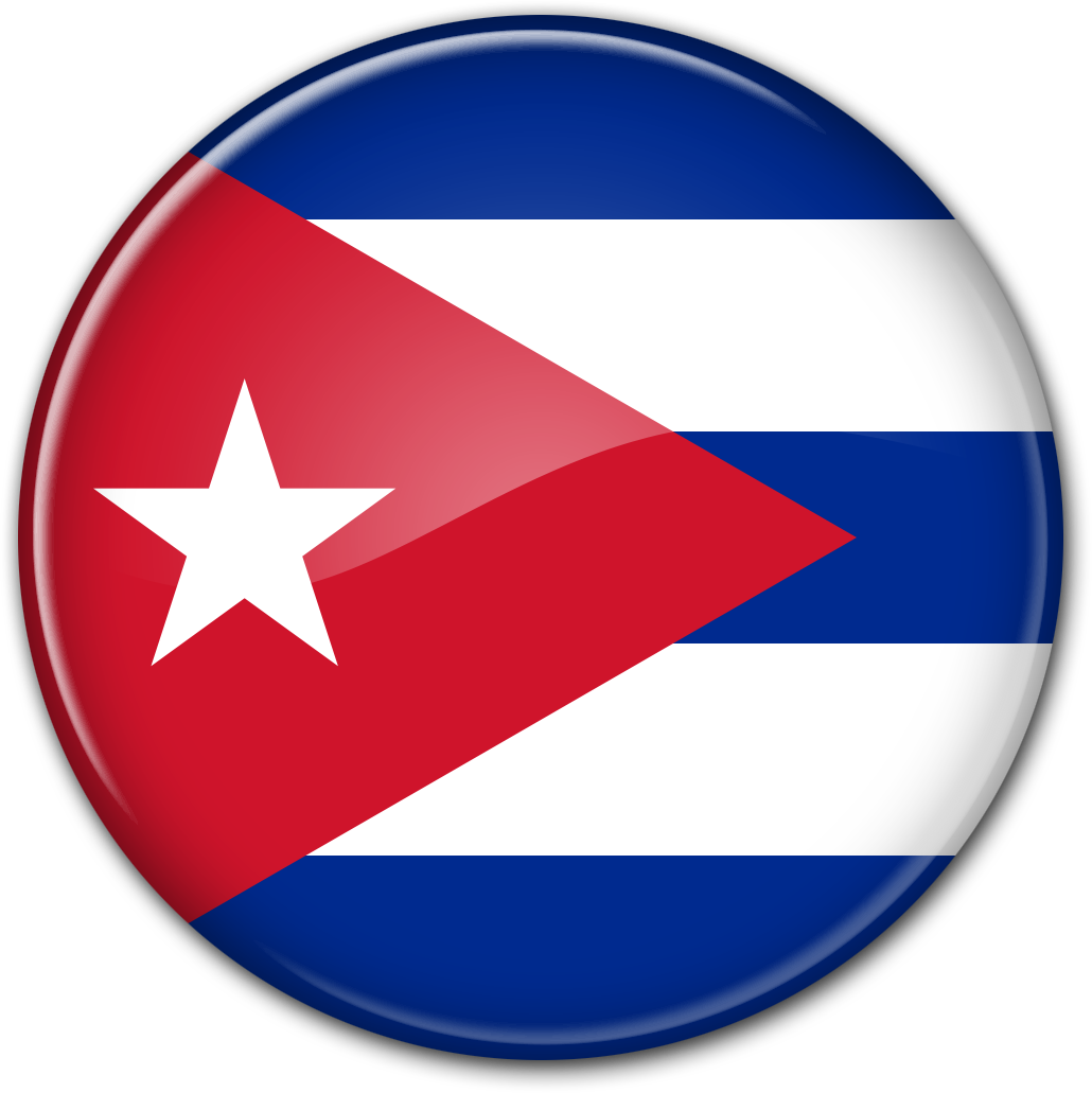 Round Flag Cuba - Send Help To Puerto Rico (1030x1031), Png Download