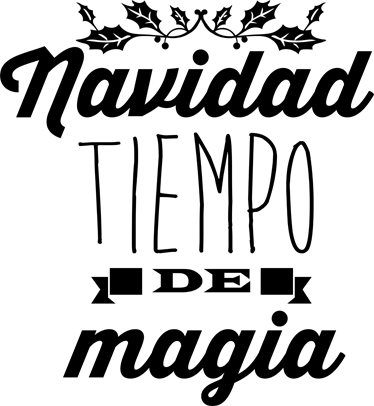 Vinilo Decorativo Navidad Tiempo Magia - Cafe Marita (374x406), Png Download