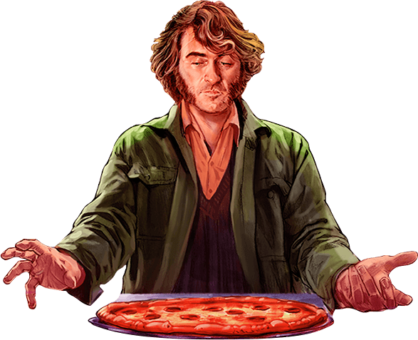 Light One Up With 6 Clips From Paul Thomas Anderson's - Joaquin Phoenix Inherent Vice Poster (587x477), Png Download