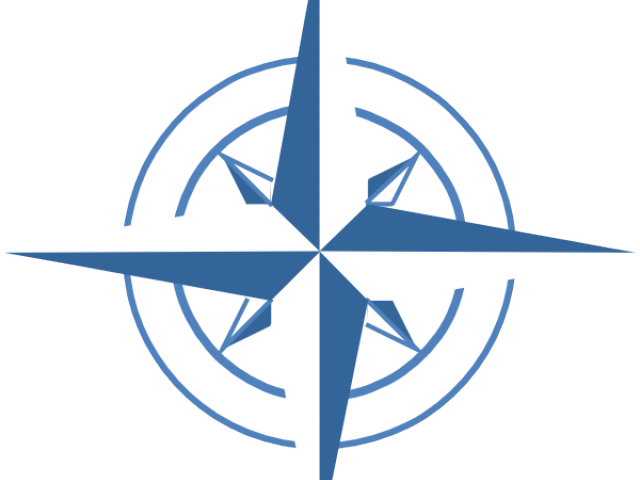 Navigation Cliparts - Compass Rose (640x480), Png Download