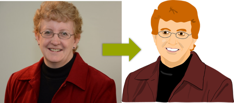 Tracey Stokely Character - Power Point Characters (800x354), Png Download