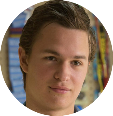 Ansel Elgort Como Un Cajero, Este Sólo Hace Un Cameo - Plate (363x372), Png Download