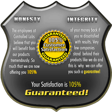 Controlled Labs 105% Satisfaction Guarantee - 100 Customer Satisfaction Guarantee (380x376), Png Download