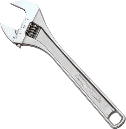 Adjustable Wrenches - Channellock 808w 8" Adjustable Wrench (500x500), Png Download