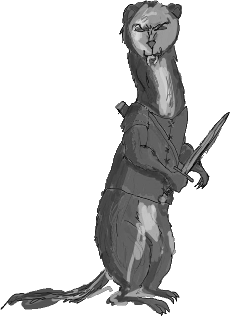 The Third Story Is “meet The Weasels”, In Which The - Illustration (560x750), Png Download