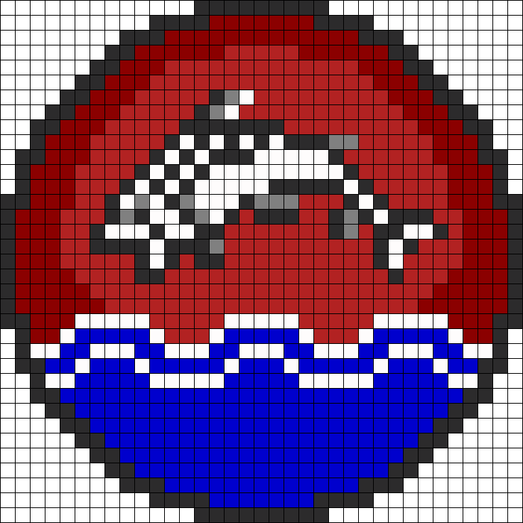 Game Of Thrones Tully Sigil Perler Bead Pattern / Bead - Game Of Thrones Sigil Beads (736x736), Png Download