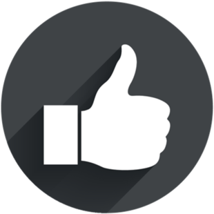 Like - Fb Like Logo White (480x318), Png Download