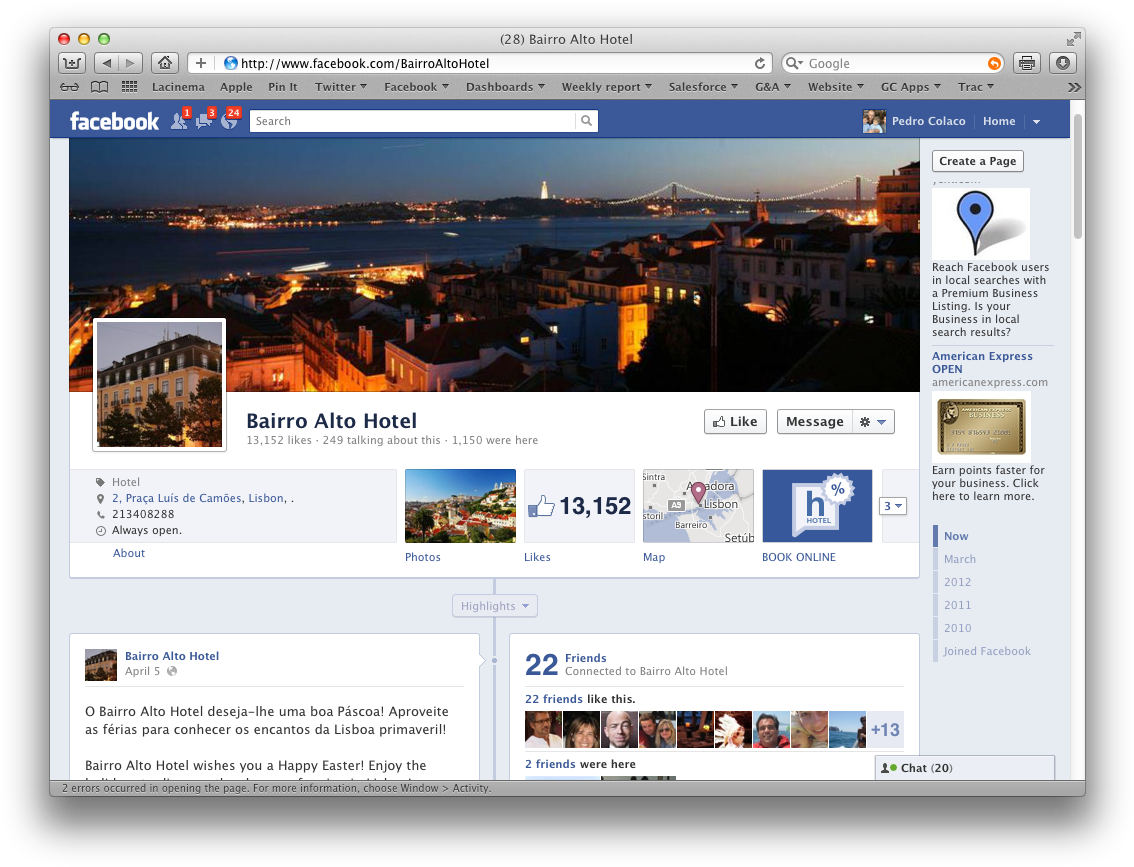 Bairroaltofb - Facebook De Un Hotel (1149x882), Png Download