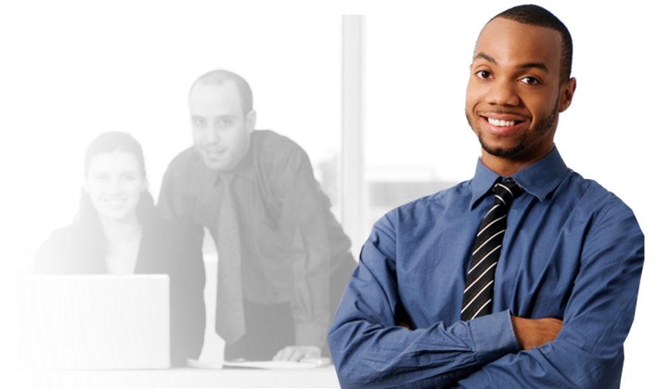 Sprint Relay Store Business Solutions - Business Person Transparent (1259x584), Png Download