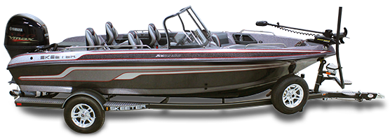 Fish & Ski Boats In Wisconsin & Minnesota - Skeeter Boats - Trailer Factory (590x218), Png Download