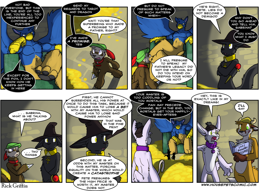 All That Glitters - Housepet Fido And Sabrina (913x675), Png Download