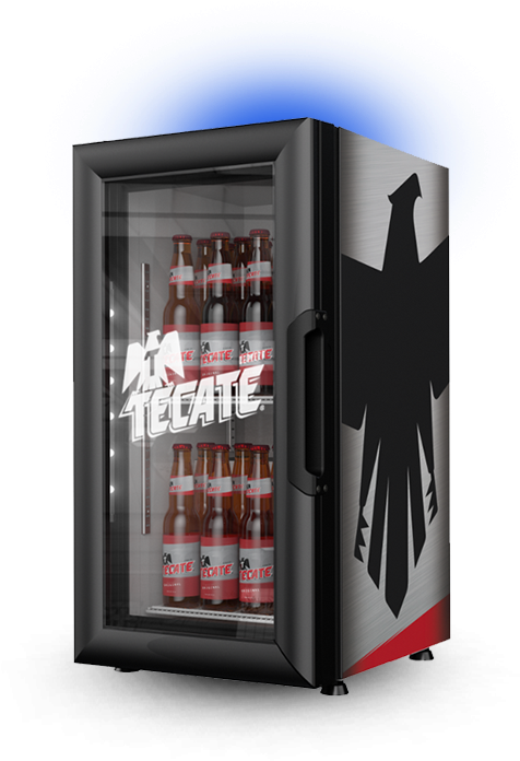 Promoción Frigobar Tecate - Molson Canadian (480x707), Png Download