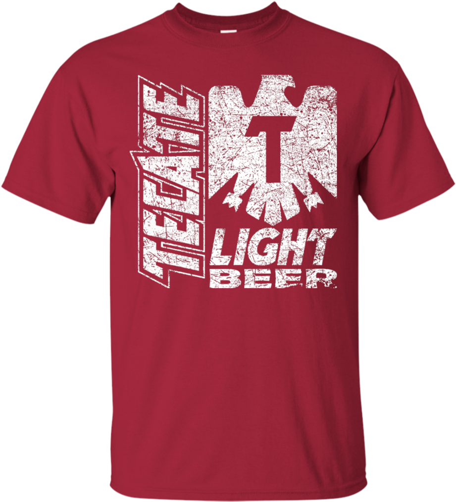 Tecate Beer Brand Logo Label T-shirt - Biker Girl T Shirt (1024x1024), Png Download
