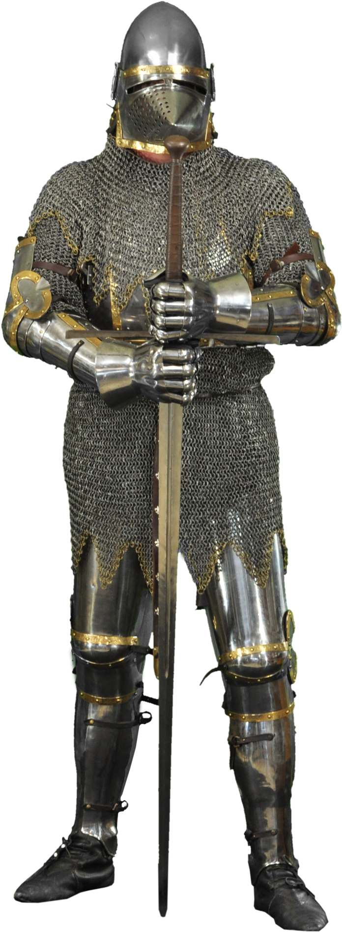 Knight Armour Png - Medieval Soldier Free Png (900x2052), Png Download
