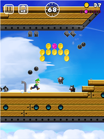 Previous - Super Mario Run Ninji (500x453), Png Download