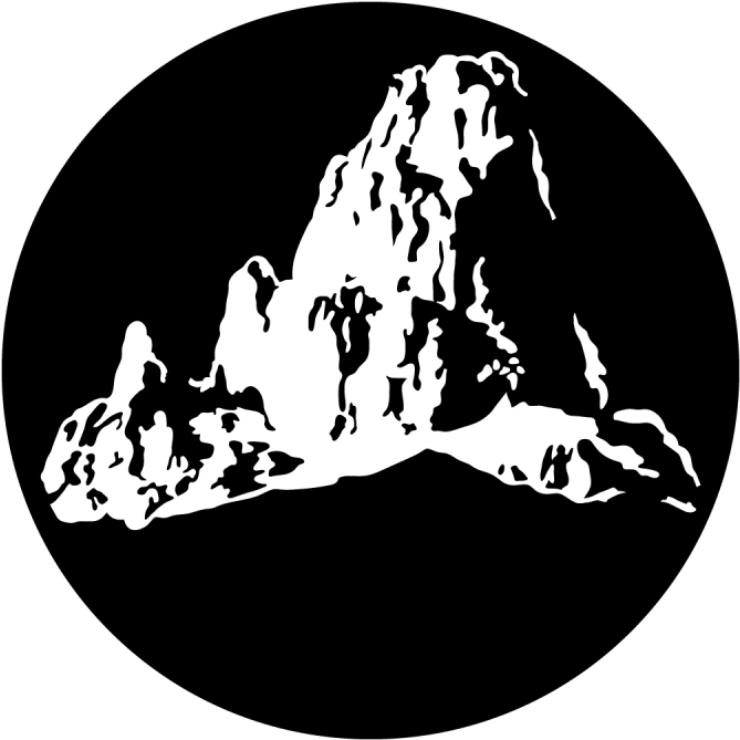 Mountain Top - Apollo Design 6160 Mountain Top B&w Superresolution (800x800), Png Download
