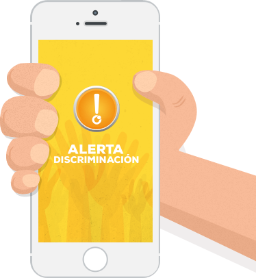 Alerta Discriminación (374x406), Png Download
