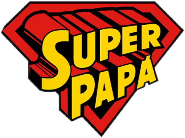 Report Abuse - Super Papa Logo (605x452), Png Download