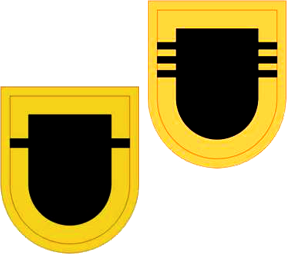 Us Army 509th Inf Reg Flashes - 509th Infantry Regiment (581x514), Png Download