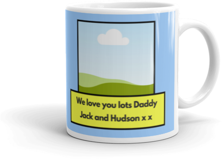 Super Dad Photo Upload - Coffee Cup (500x500), Png Download