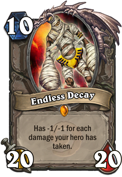 Made A Yugioh Card In Hs - Hearthstone Mecha C Thun (400x569), Png Download