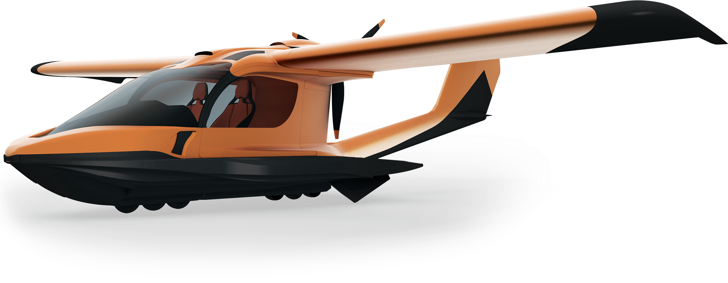 Wave Aircraft (2849x1200), Png Download