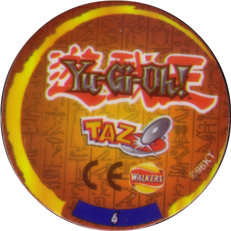 Tazos > Walkers > Yu Gi Oh Back 01 - Yu-gi-oh! Dark Magician Funky Chunky Magnet (500x500), Png Download