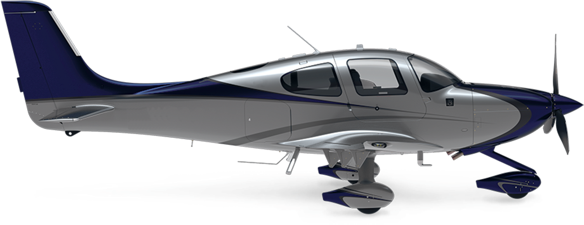Premium Air Taxi - Cirrus Sr22 Png (1200x469), Png Download