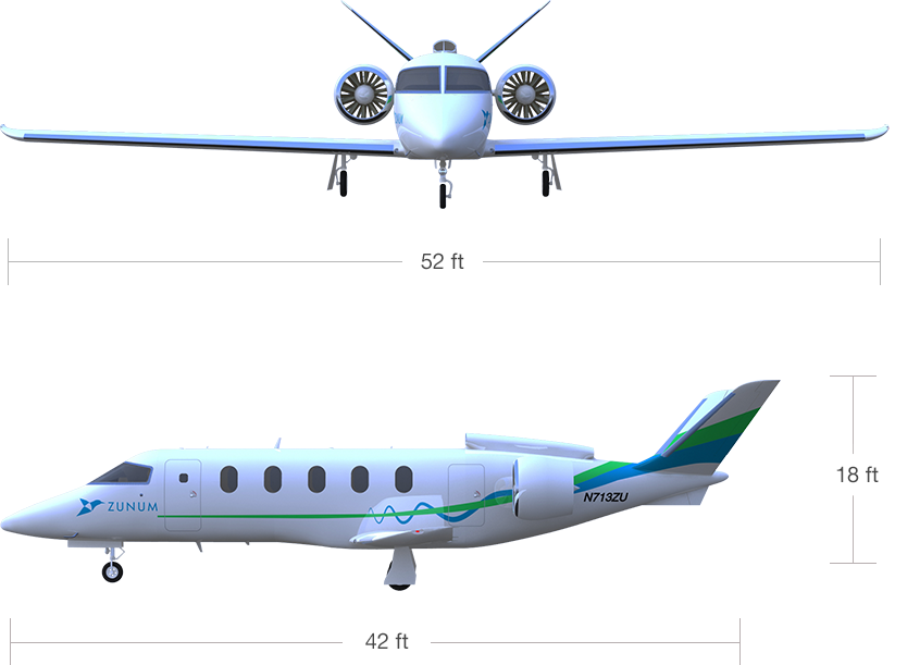 As A Small Aircraft It Is Meant To Operate From Smaller - Zunum Aero (846x611), Png Download