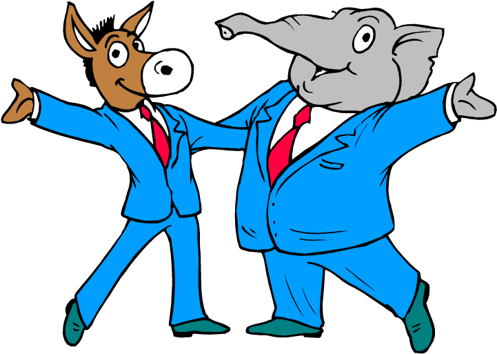 A Foreign Policy Dinner Had A 'full Range Of Views' - Democrats And Republicans Together (750x524), Png Download