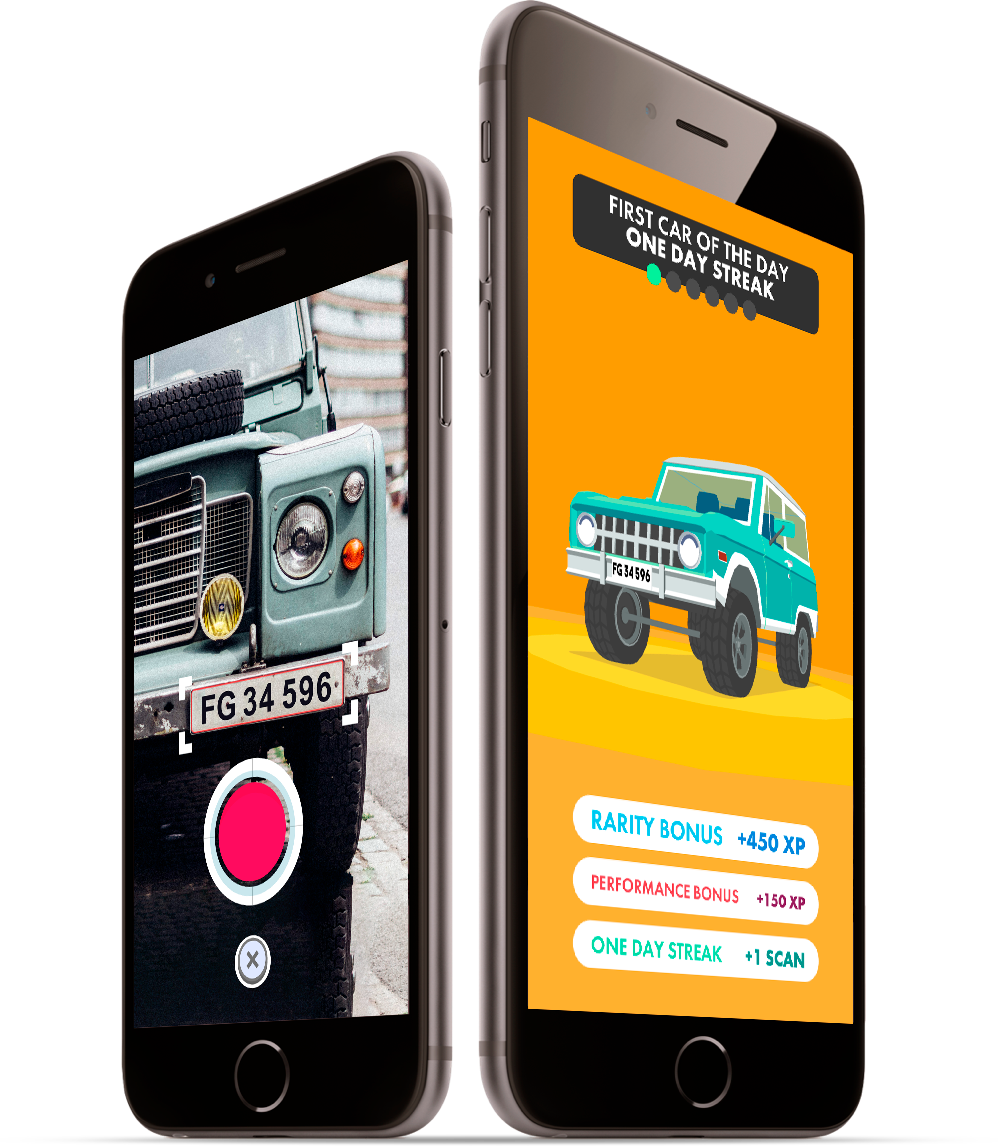 Scan The License Plate On A Cool Car And Streetcars - Mobil (998x1146), Png Download