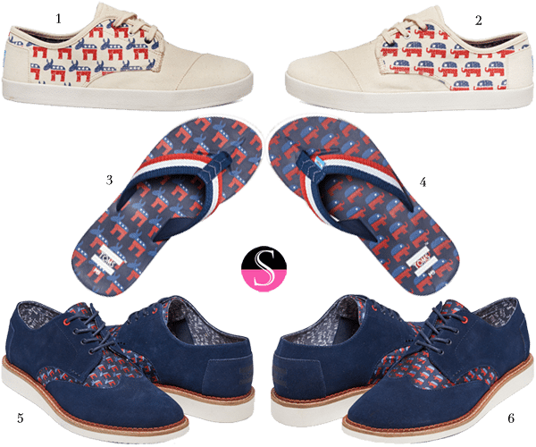 Toms Election 2016 Men - Toms Election Donkeys Men's Paseo Sneakers Shoes - (600x500), Png Download