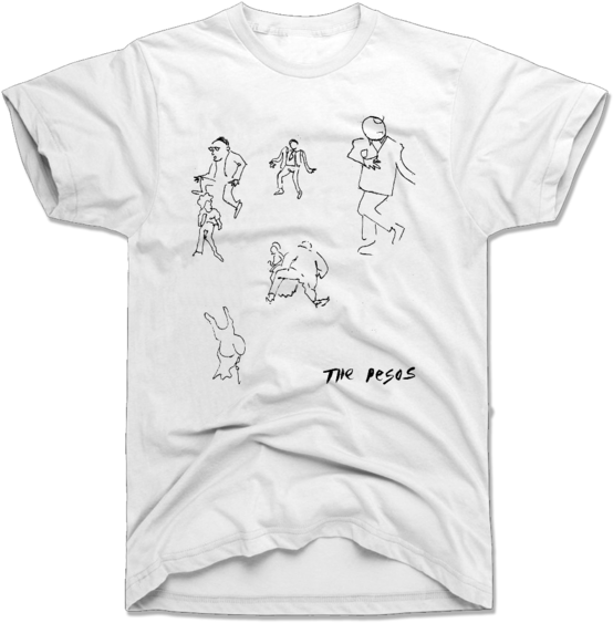 The Pesos "casual Encounters" - T-shirt (590x600), Png Download