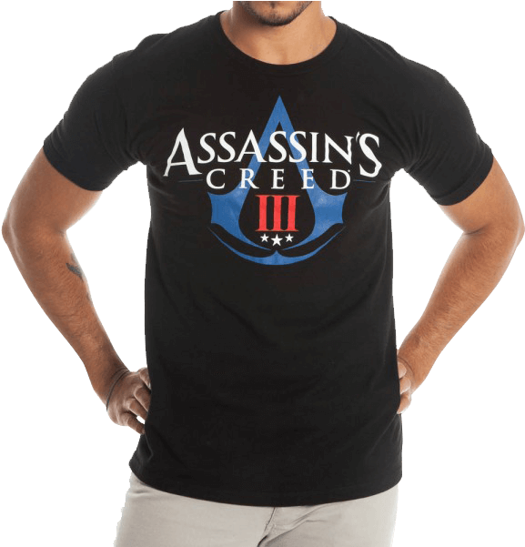 Assassin's Creed Iii Logo T-shirt - Army Colour T Shirt (600x600), Png Download