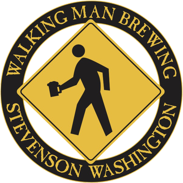 Walking Man White Walker - Walking Man Brewing (604x604), Png Download