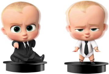 The Boss Baby Hd - Boss Baby Action Figure (454x360), Png Download
