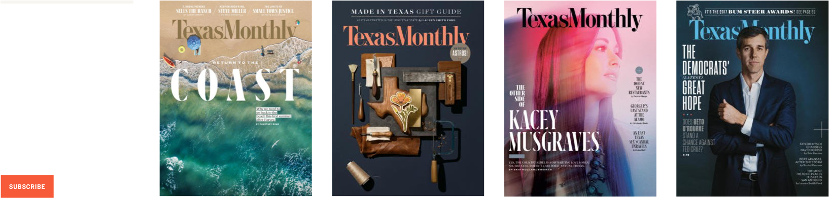 Subscribe Today With Texas Monthly Magazine Covers - Magazine (1659x500), Png Download