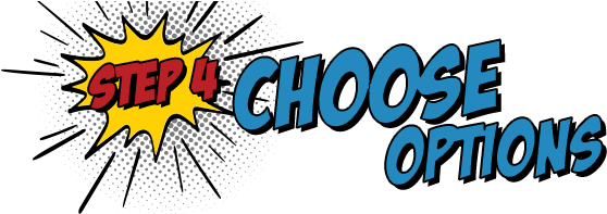 Choose Options - White (620x196), Png Download