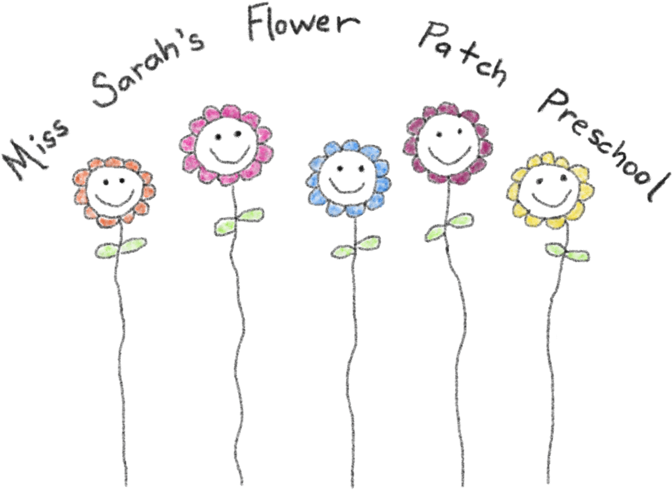 Flowers Miss Sarah's Flower Patch - Logo (1428x1440), Png Download