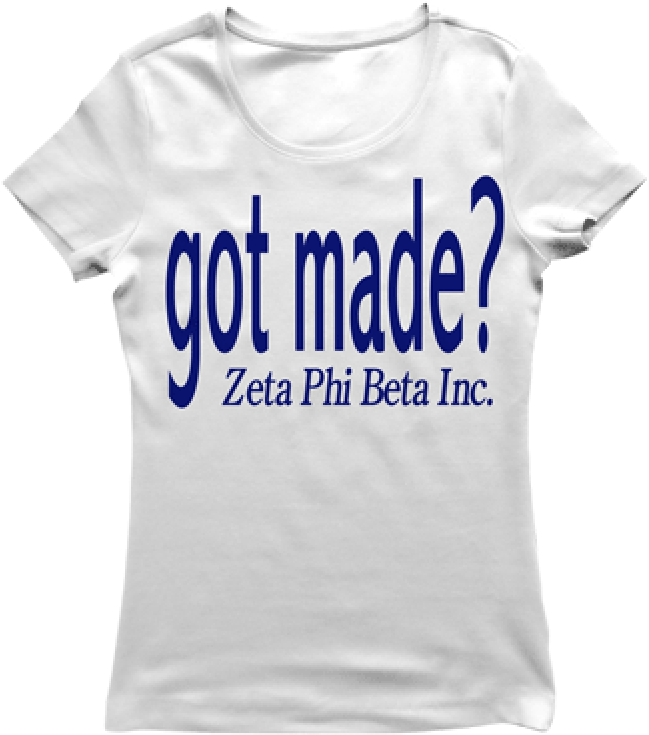More Views - Zeta Phi Beta Greek Sorority/fraternity College " (800x800), Png Download