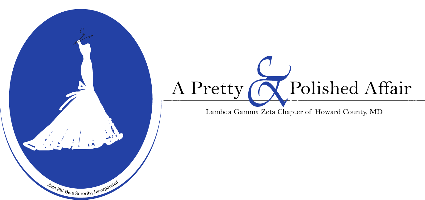 A Pretty & Polished Affair - Zeta Phi Beta (1376x650), Png Download