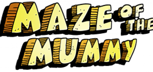 Maze Of The Mummy/psytronik Software Commodore (520x245), Png Download