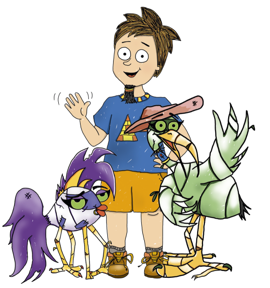Bab Sharkey And The Animal Mummies: The Giant Moth (651x591), Png Download