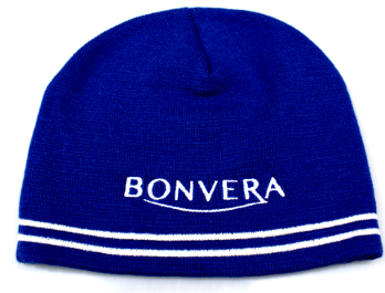 Bonvera Beanie - Blue Stripe - Shopping (347x400), Png Download