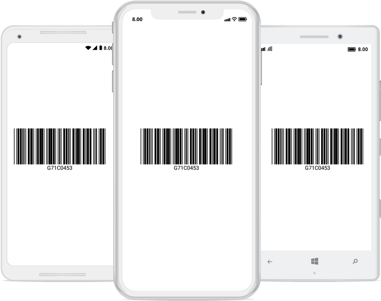 Code 39 Barcode Code 39 Extended Barcode - Button Border Color Xamarin Forms (780x635), Png Download