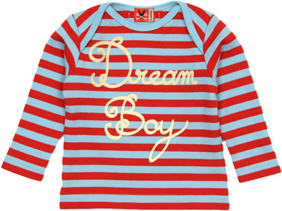 Dream Boy- Classic Red & Blue Stripe - T-shirt (400x400), Png Download